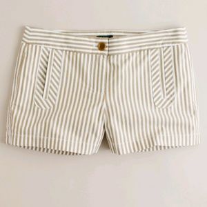 J.Crew Bengal Frankie Striped Shorts